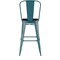 Flash Furniture Kelly Blue-Teal Metal Stool with Black Poly Seat ET-3534-30-KB-PL1B-GG - alternate 8